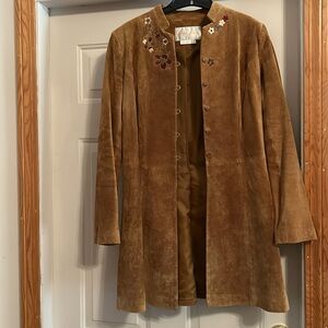 Margaret Godfrey suede jacket
